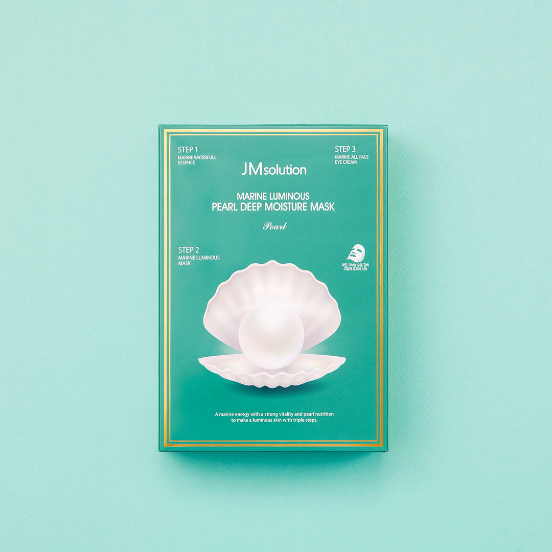 JM SolutionMarine Luminous Pearl Deep Moisture Mask Pearl 10pcs - La Cosmetique