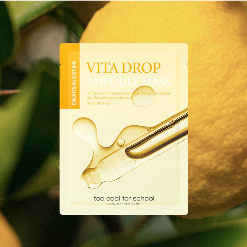 Too Cool For School Vita Drop Ampoule Mask 20ml - Shop K-Beauty in Australia