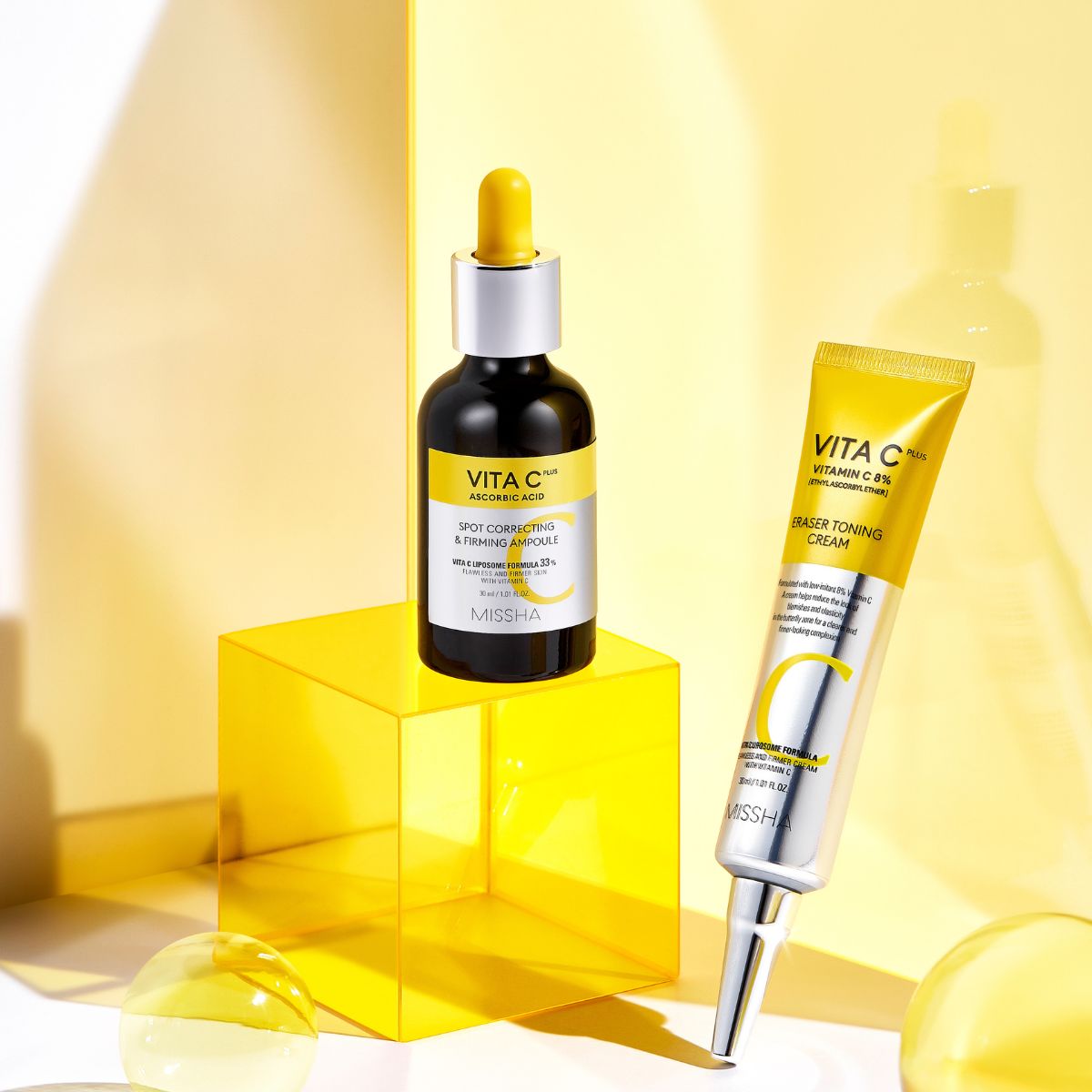 Missha Vita C Plus Eraser Toning Cream 30ml  -Pharmacoo