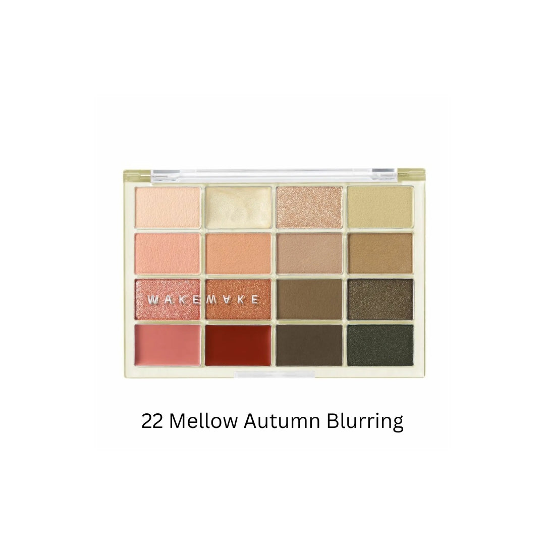 WAKEMAKE Soft Blurring Eye Palette (18 Colours) - Shop K-Beauty in Australia
