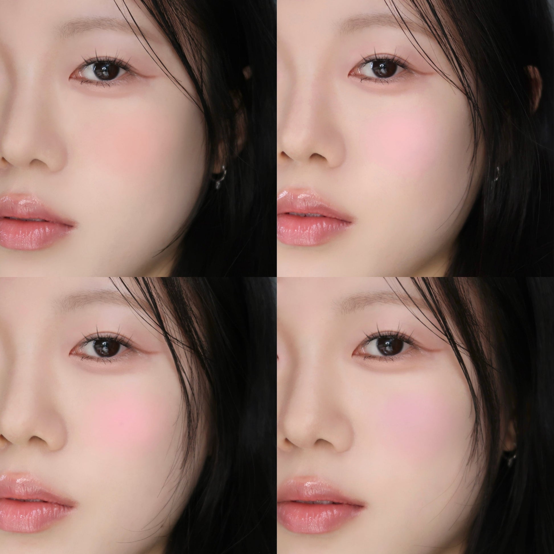 Wakemake Sheer Breeze Blush showing a soft, natural pink shade in a compact with a smooth, blendable powder texture.