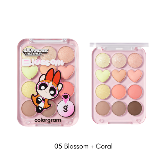 Pin Point Eyeshadow Palette (6 colours) 05 Blossom+Coral=Love