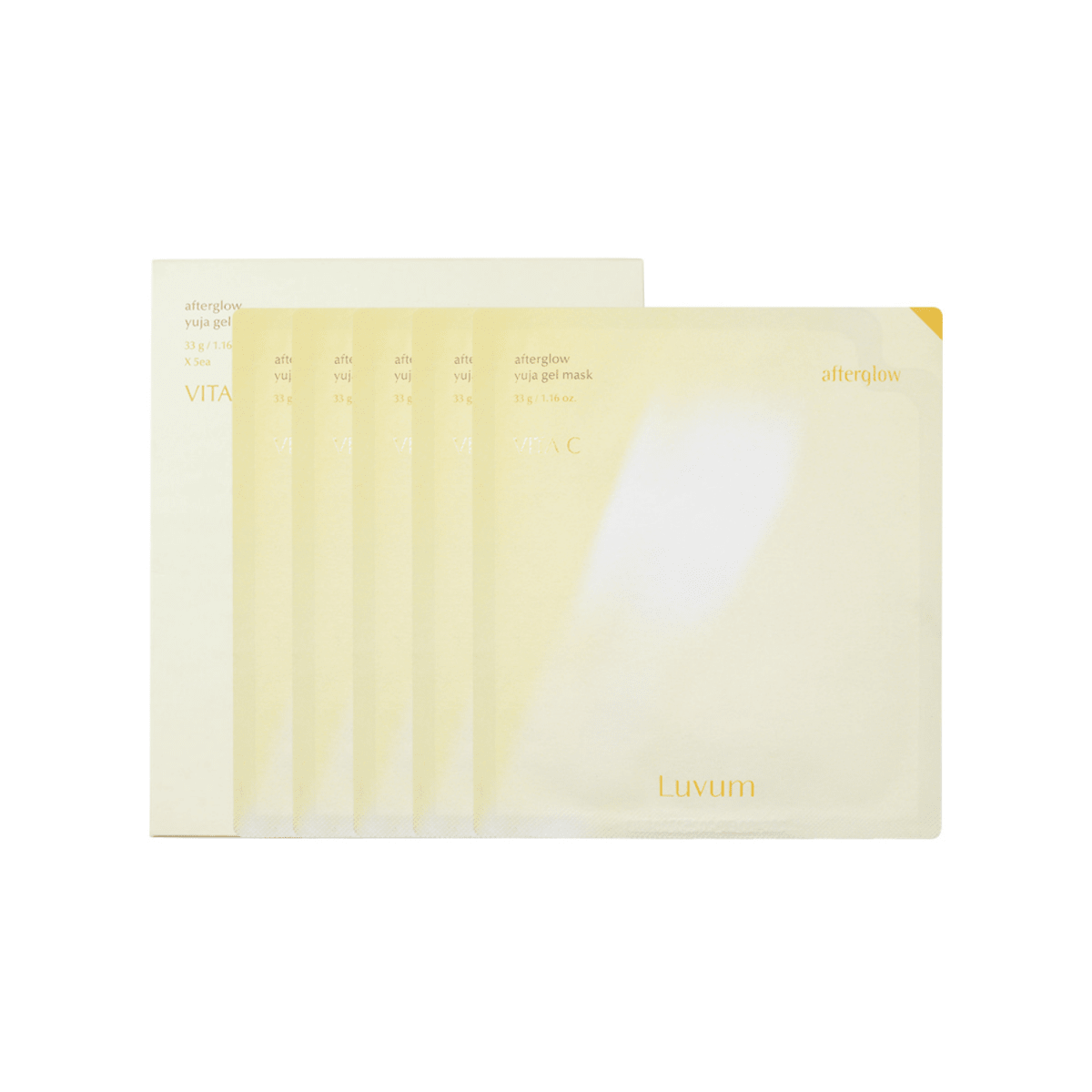 Luvum After Glow Yuja Gel Mask 5pcs/box | La Cosmetique