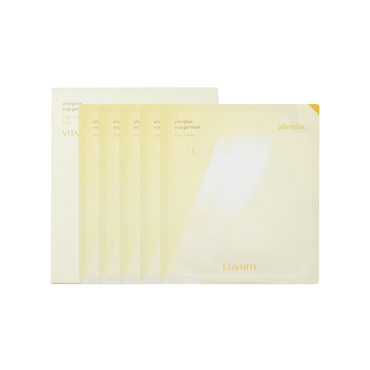 Luvum After Glow Yuja Gel Mask 5pcs/box | La Cosmetique