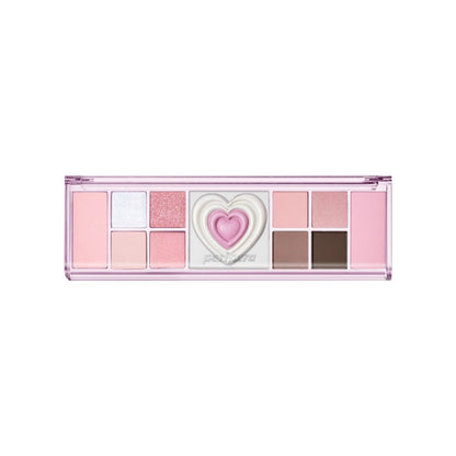 Peripera All Take Mood Like Palette eyeshadow palette with multiple neutral and vibrant shades in a sleek compact.