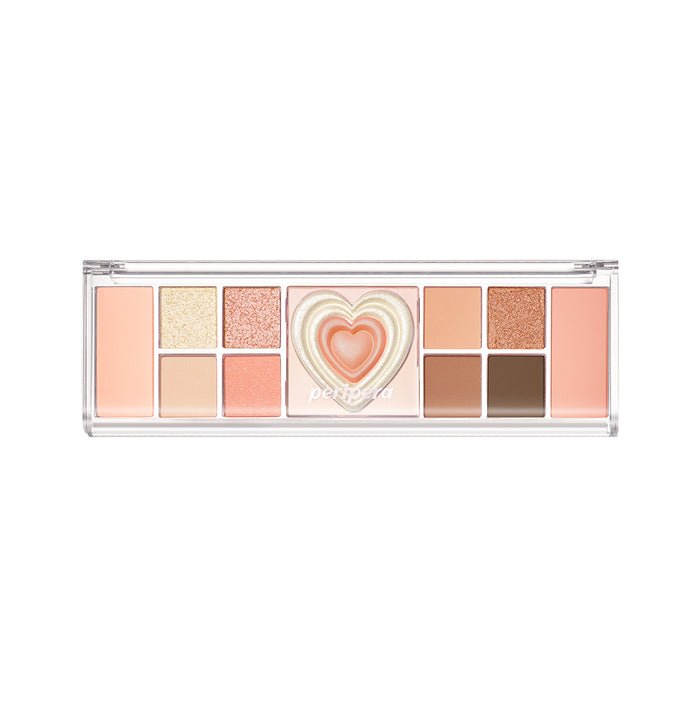 Peripera All Take Mood Like Eyeshadow Palette with a variety of colorful shades in sleek packaging