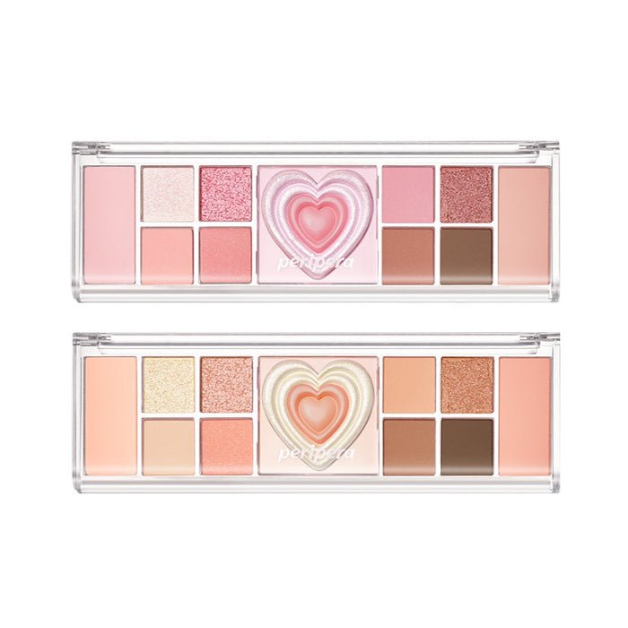Peripera All Take Mood Like Eyeshadow Palette with various colorful shades in sleek packaging.