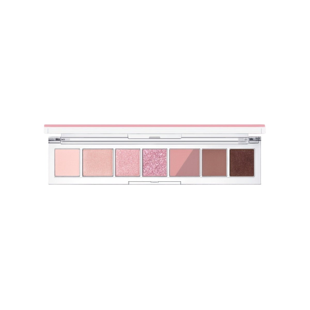 Peripera All Take Mood Palette eyeshadow palette with various colorful shades in a sleek compact for versatile eye looks.