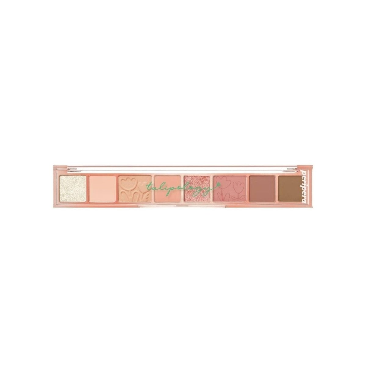 Peripera All Take Mood Palette eyeshadow palette with multiple colorful shades in a sleek compact.