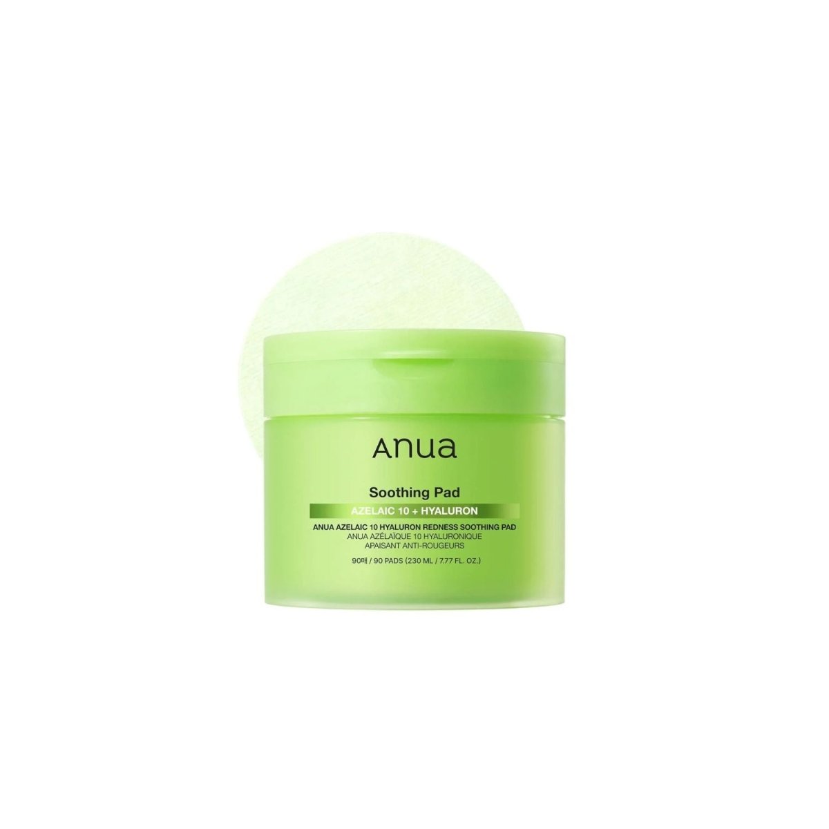 Anua Azelaic Acid 10 Hyaluron Redness Soothing Pad [90 Pads] | La Cosmetique