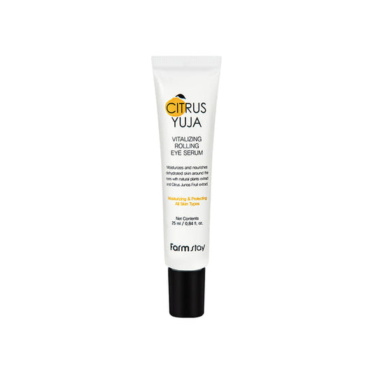 Farmstay Citrus Yuja Vitalizing Rolling Eye Serum 25ml - Shop K-Beauty in Australia