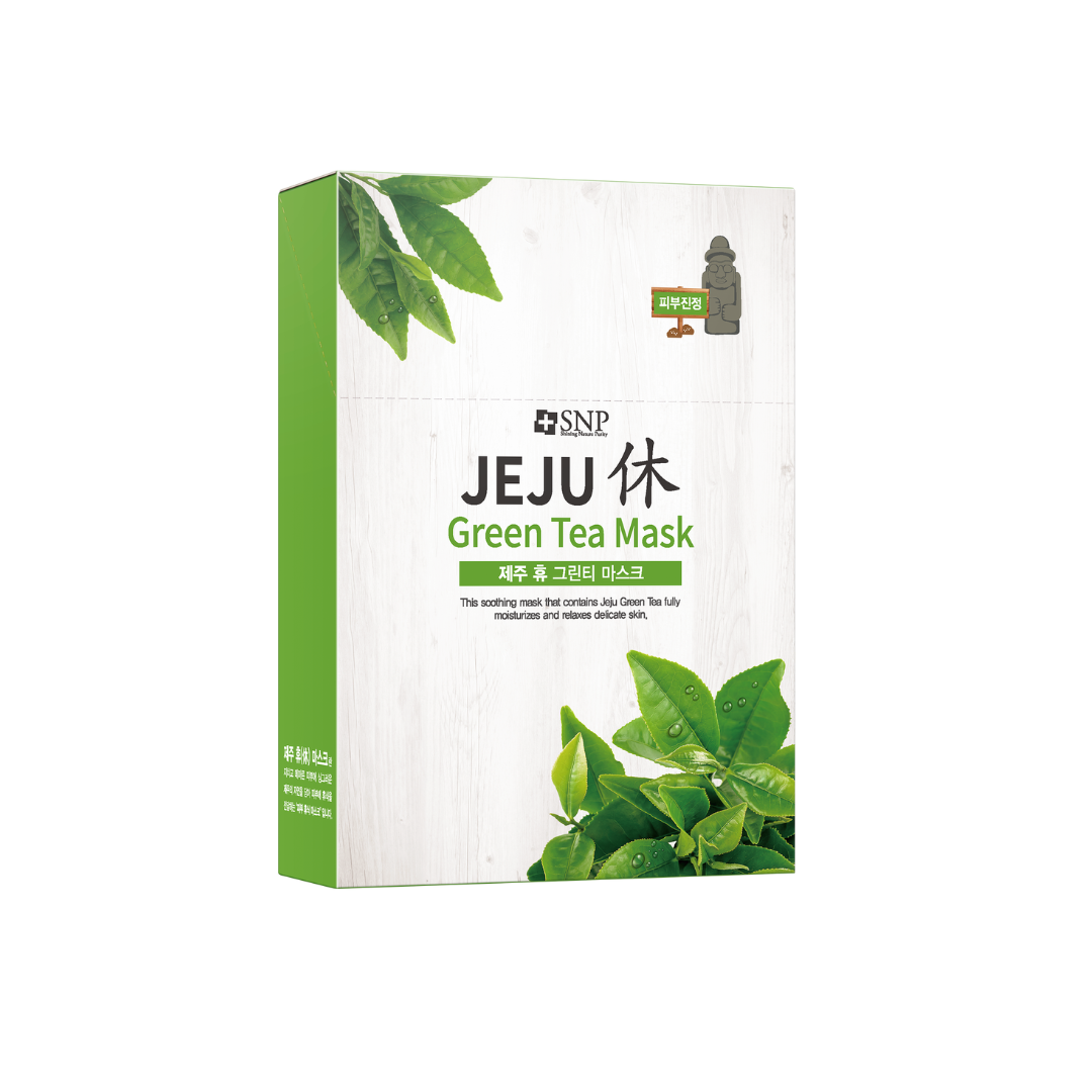 Jeju Green Tea Mask 10pcs/Box