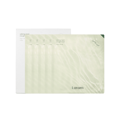 Luvum Calming Repair Cica Gel Mask Box [5pcs] | La Cosmetique