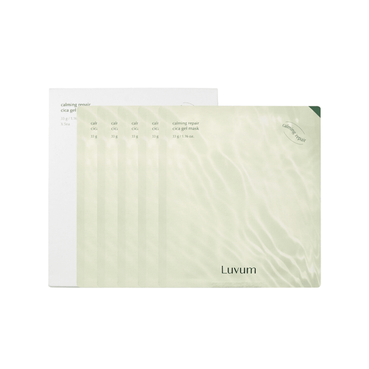 Luvum Calming Repair Cica Gel Mask Box [5pcs] | La Cosmetique