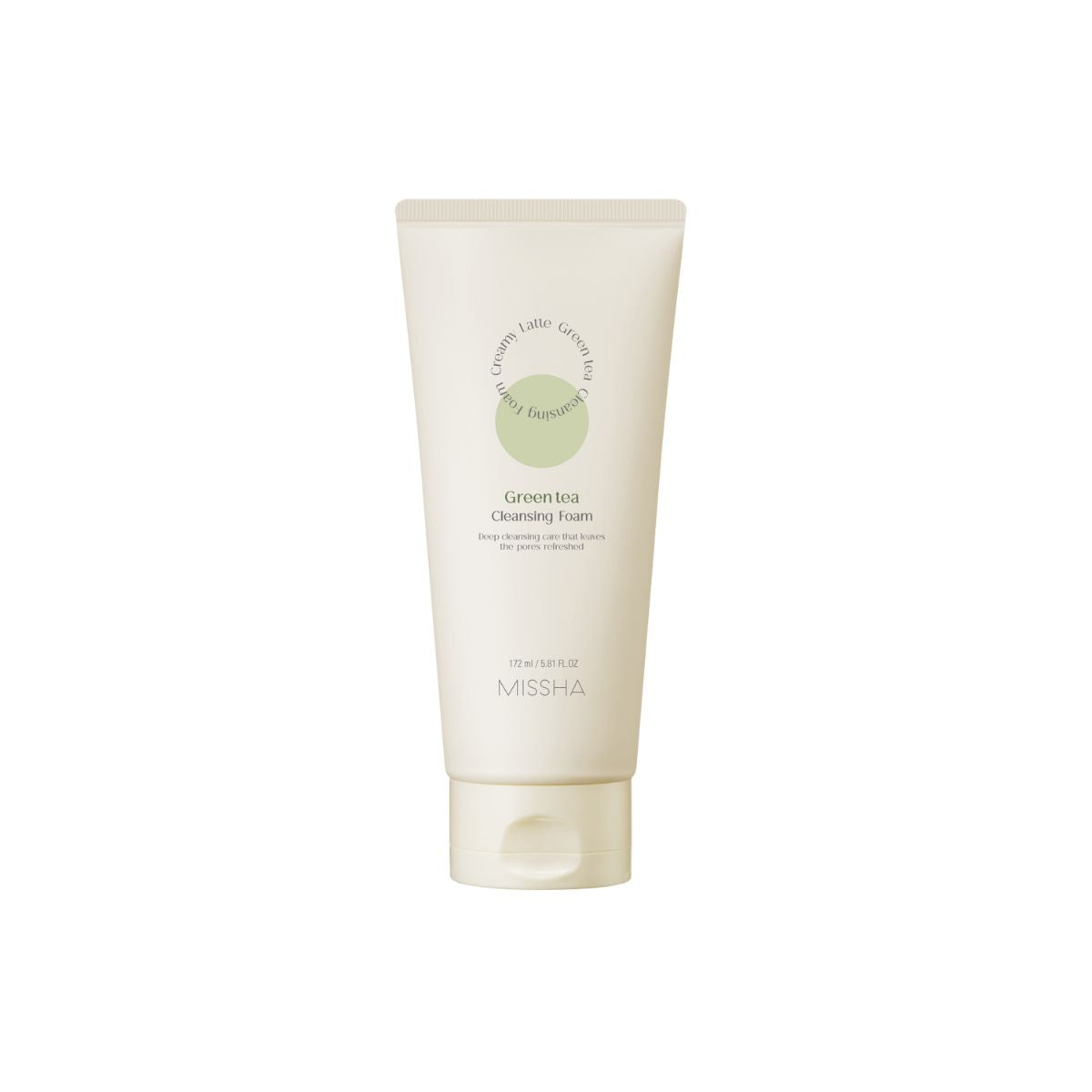 Missha Creamy Latte Cleansing Foam [Green Tea] 172m  - Pharmacoo