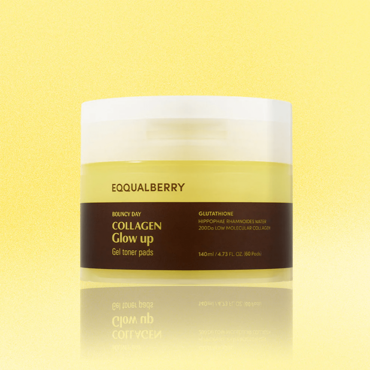 Eqqualberry Collagen Glow Up Gel Toner Pad 60pcs | Pharmacoo Wholesale