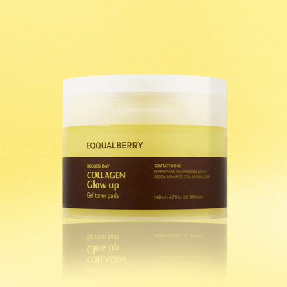 Eqqualberry Collagen Glow Up Gel Toner Pad 60pcs | Pharmacoo Wholesale