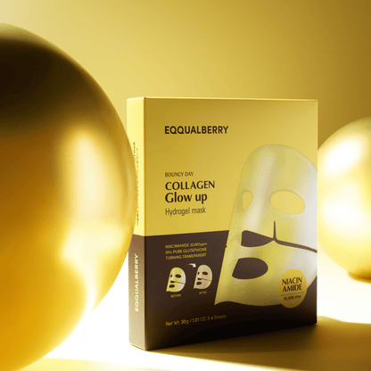 Eqqualberry Collagen Glow Up Hydrogel Mask 1pc | Pharmacoo Wholesale