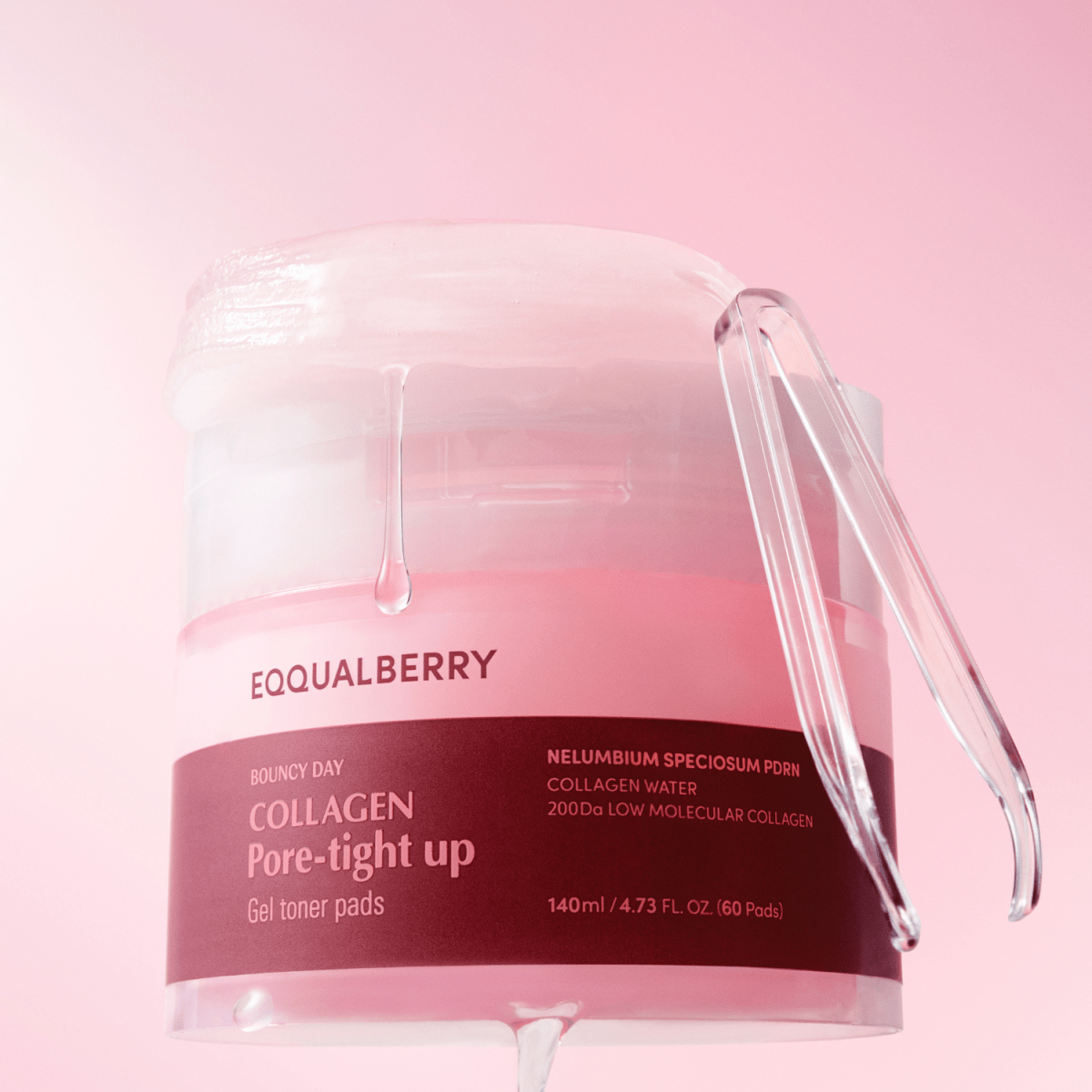 Eqqualberry Collagen Pore Tight Up Gel Toner Pad 60pcs | Pharmacoo Wholesale