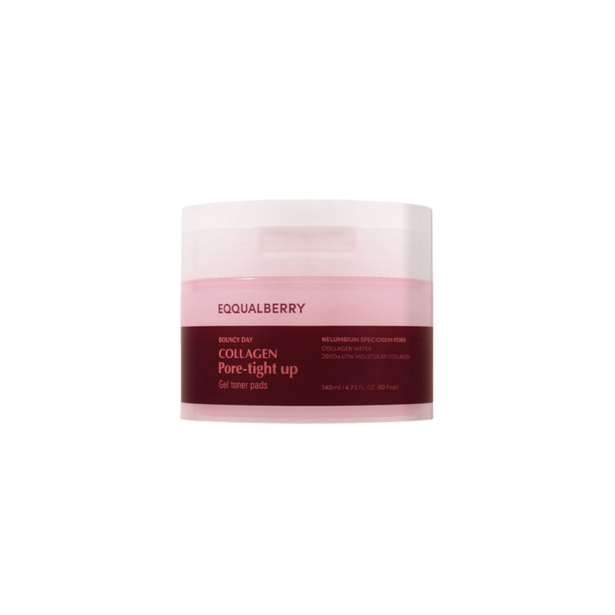 Eqqualberry Collagen Pore Tight Up Gel Toner Pad 60pcs | Pharmacoo Wholesale