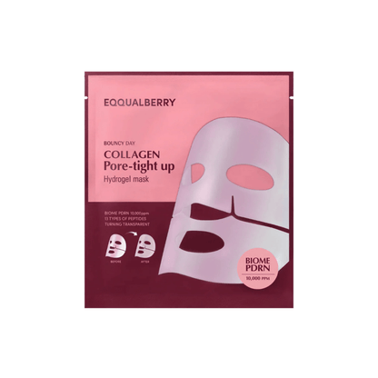 Eqqualberry Collagen Pore Tight Up Hydrogel Mask 1pc | Pharmacoo Wholesale
