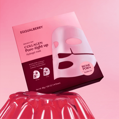 Eqqualberry Collagen Pore Tight Up Hydrogel Mask 1pc | Pharmacoo Wholesale