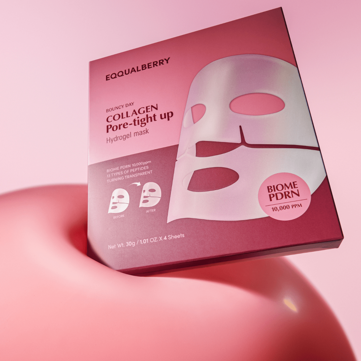 Eqqualberry Collagen Pore Tight Up Hydrogel Mask 1pc | Pharmacoo Wholesale
