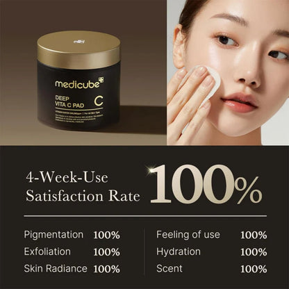 Medicube Deep Vita C Pad Renew 70Pcs | La Cosmetique