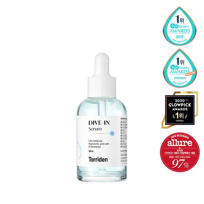 Torriden DIVE-IN Low Molecular Hyaluronic Acid Serum [50ml] | La Cosmetique