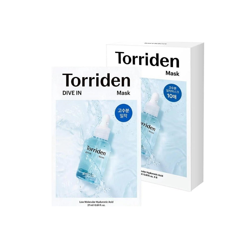 Torriden DIVE-IN Low molecule Hyaluronic acid Mask Box [10pcs] | La Cosmetique
