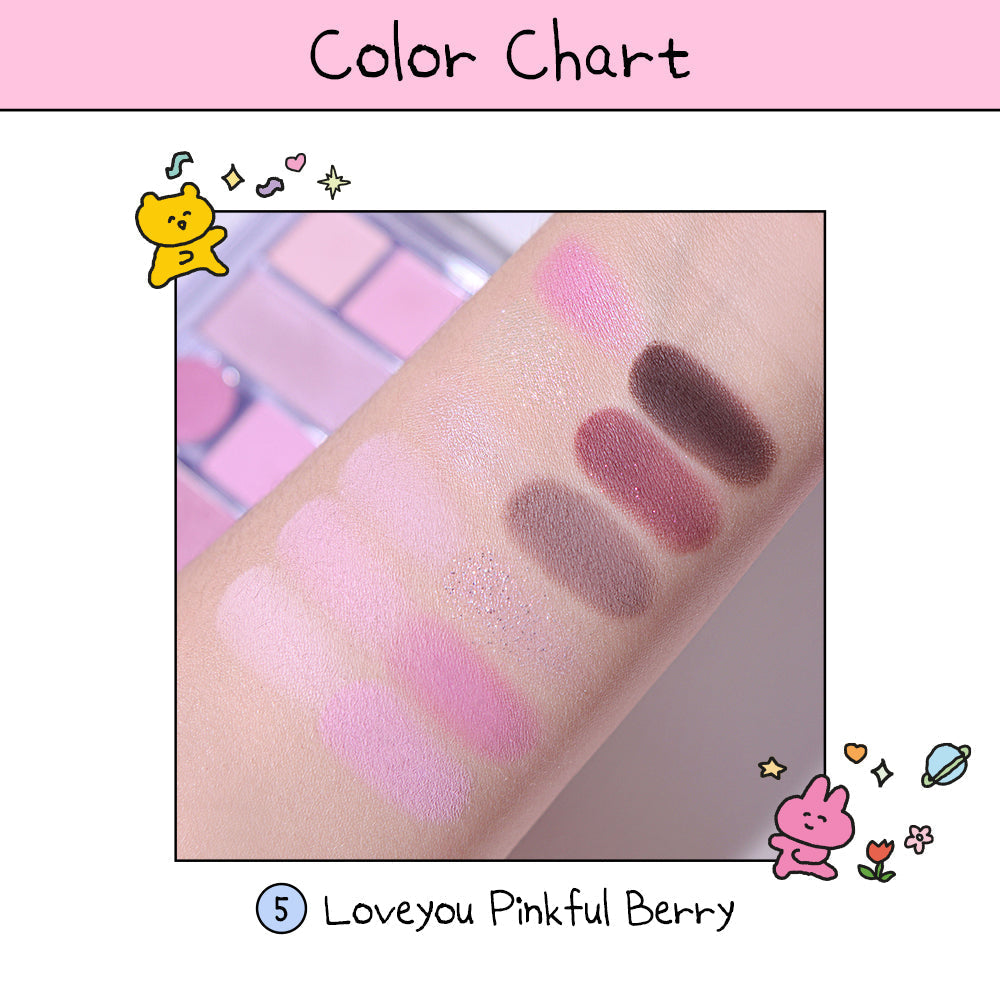 PeriperaAll Take Mood Technique Palette 05 Love You Pinkful Berry (Choigosim Ver) - La Cosmetique