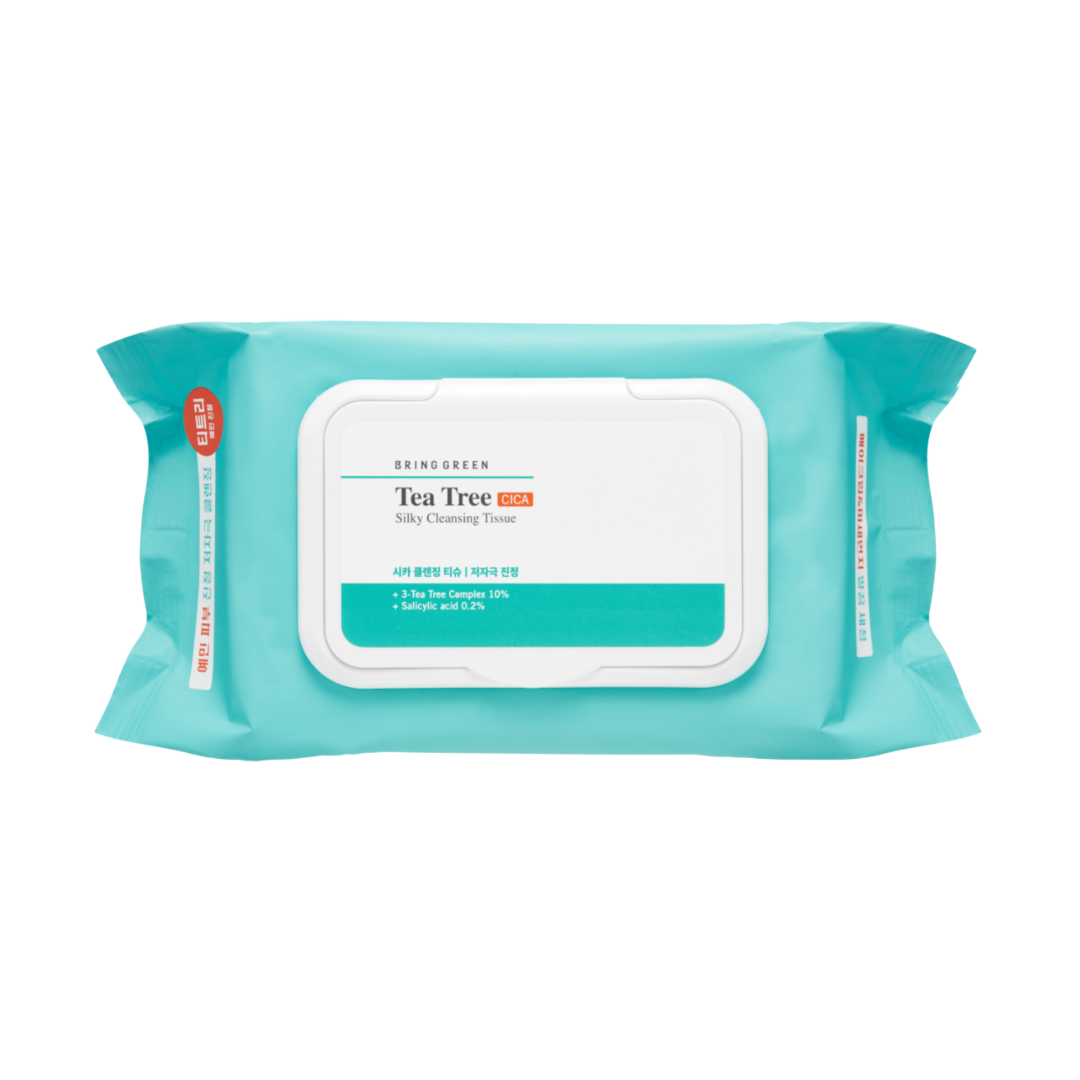 Tea Tree Cica Silky Cleansing Tissue 80 Sheets