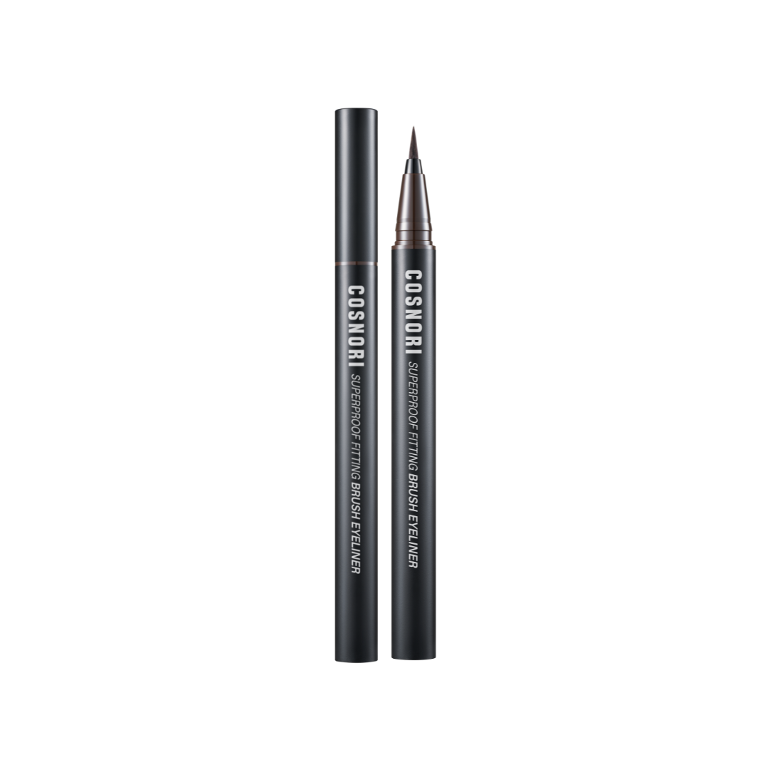 Superproof Fitting Brush Eyeliner (3 Colours) 02 Black Brown