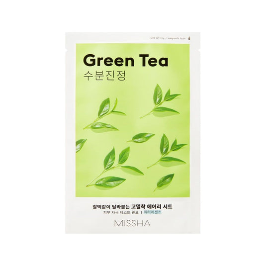 Missha Airy Fit Sheet Mask [Green Tea] 1pc  - Pharmacoo
