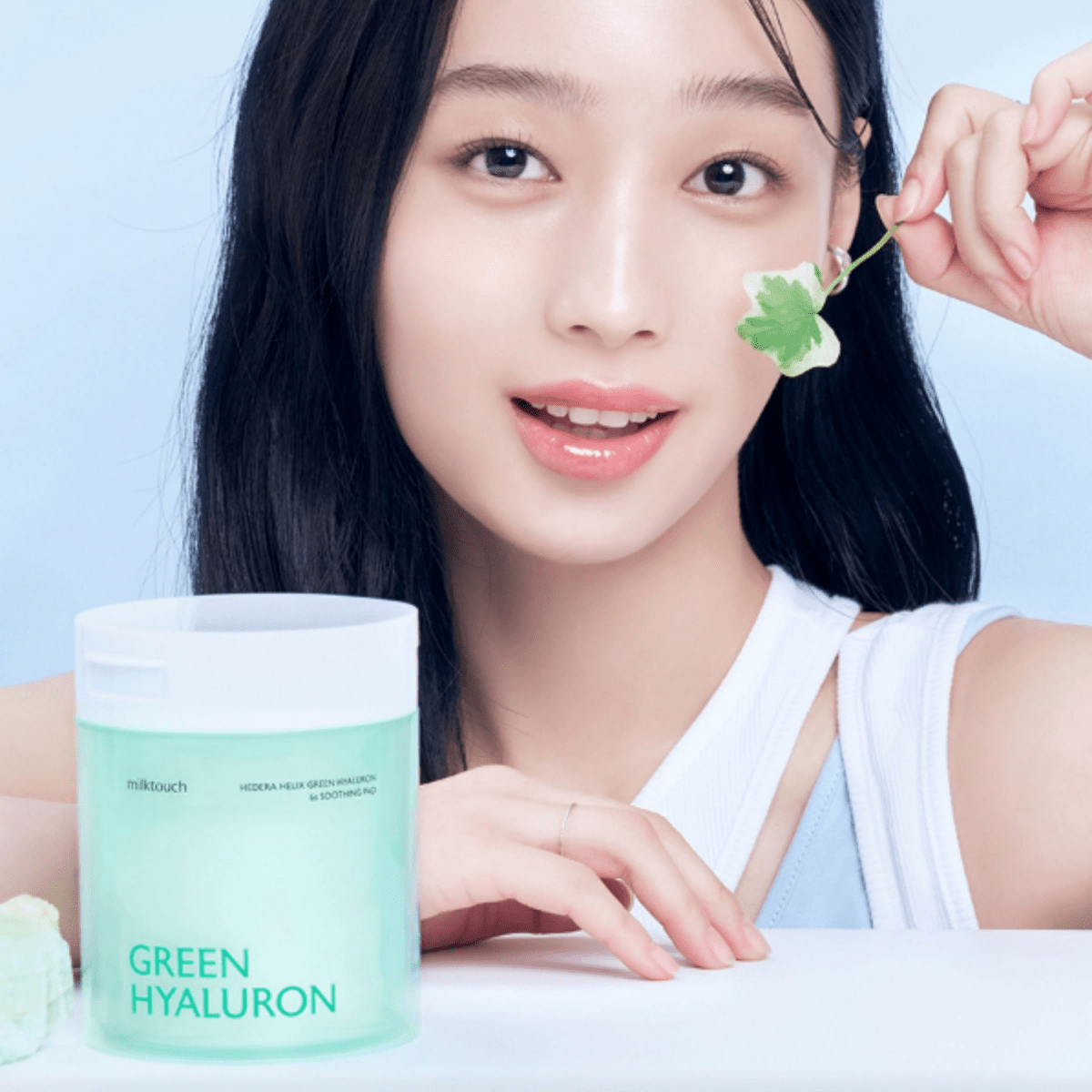 Milk Touch Hedera Helix Green Hyaluron 6Sec Soothing Pad [60 Pads] | Pharmacoo Wholesale 