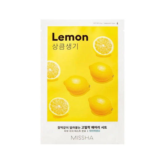 Missha Airy Fit Sheet Mask [Lemon] 1pc  - Pharmacoo