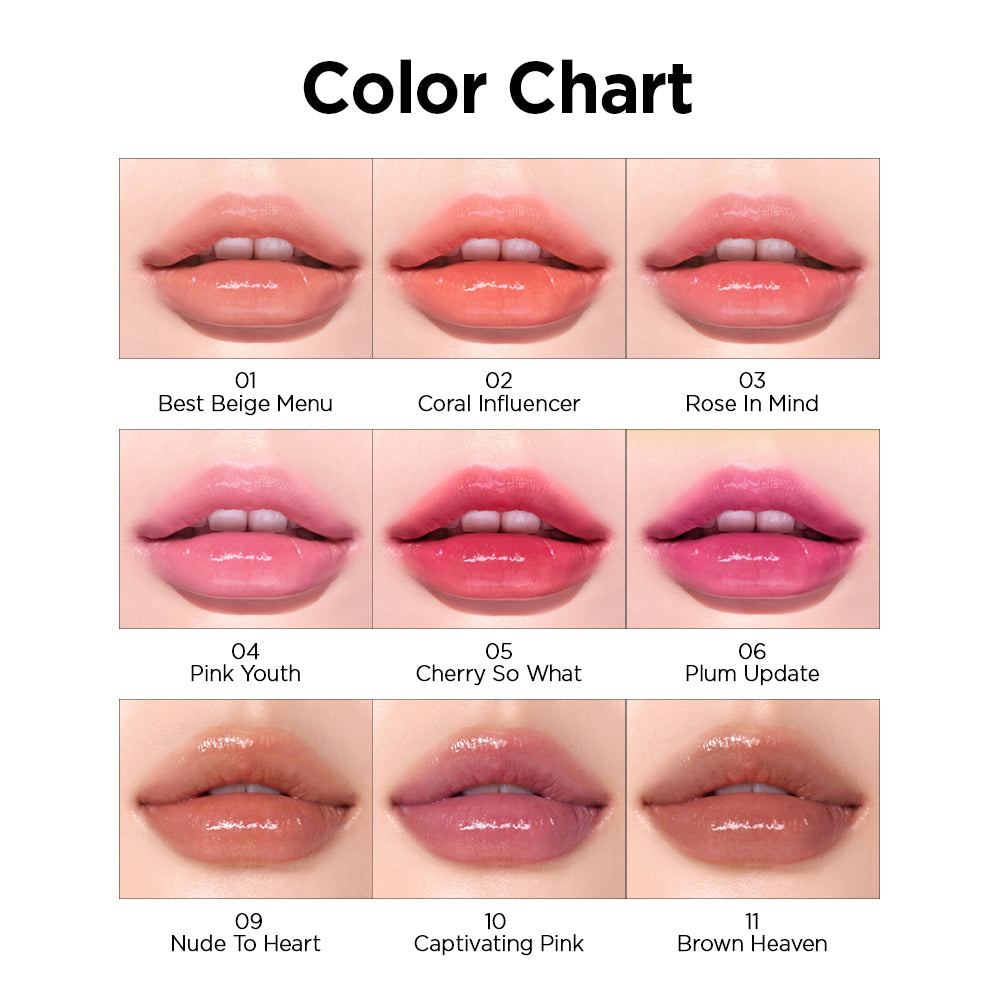 PeriperaInk Mood Glowy Tint (9 Colours) - La Cosmetique