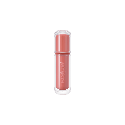 Peripera Mood Glowy Tint lip tint in a sleek tube, showcasing its vibrant, glossy color for a natural, radiant look.