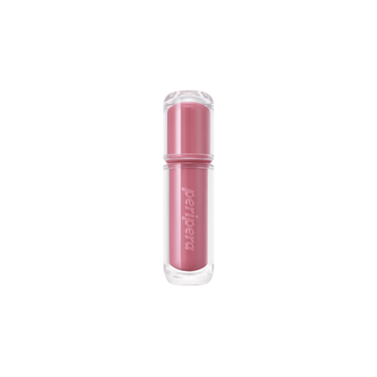 Peripera Mood Glowy Tint lip tint in a sleek tube with a glossy finish, showcasing its vibrant, glowing color.