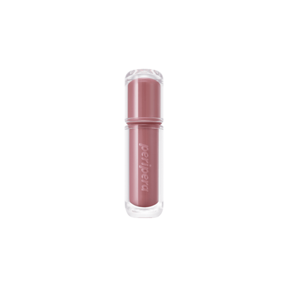 Peripera Mood Glowy Tint lip tint with a shiny, natural finish in a soft pink shade.