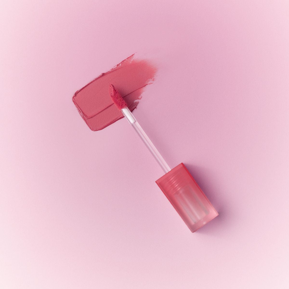 Peripera Over Blur Lip Tint in a soft, natural shade, showcasing smooth application on lips with a blurred tint finish.
