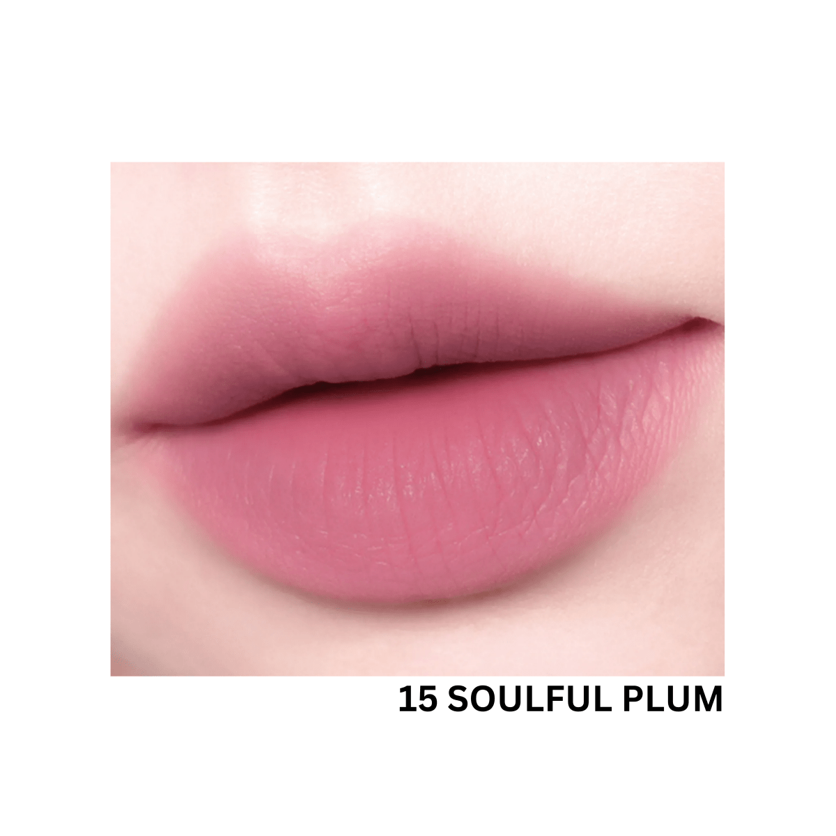 Peripera Over Blur Lip Tint in a soft, natural shade with a smooth, blurred finish on lips.