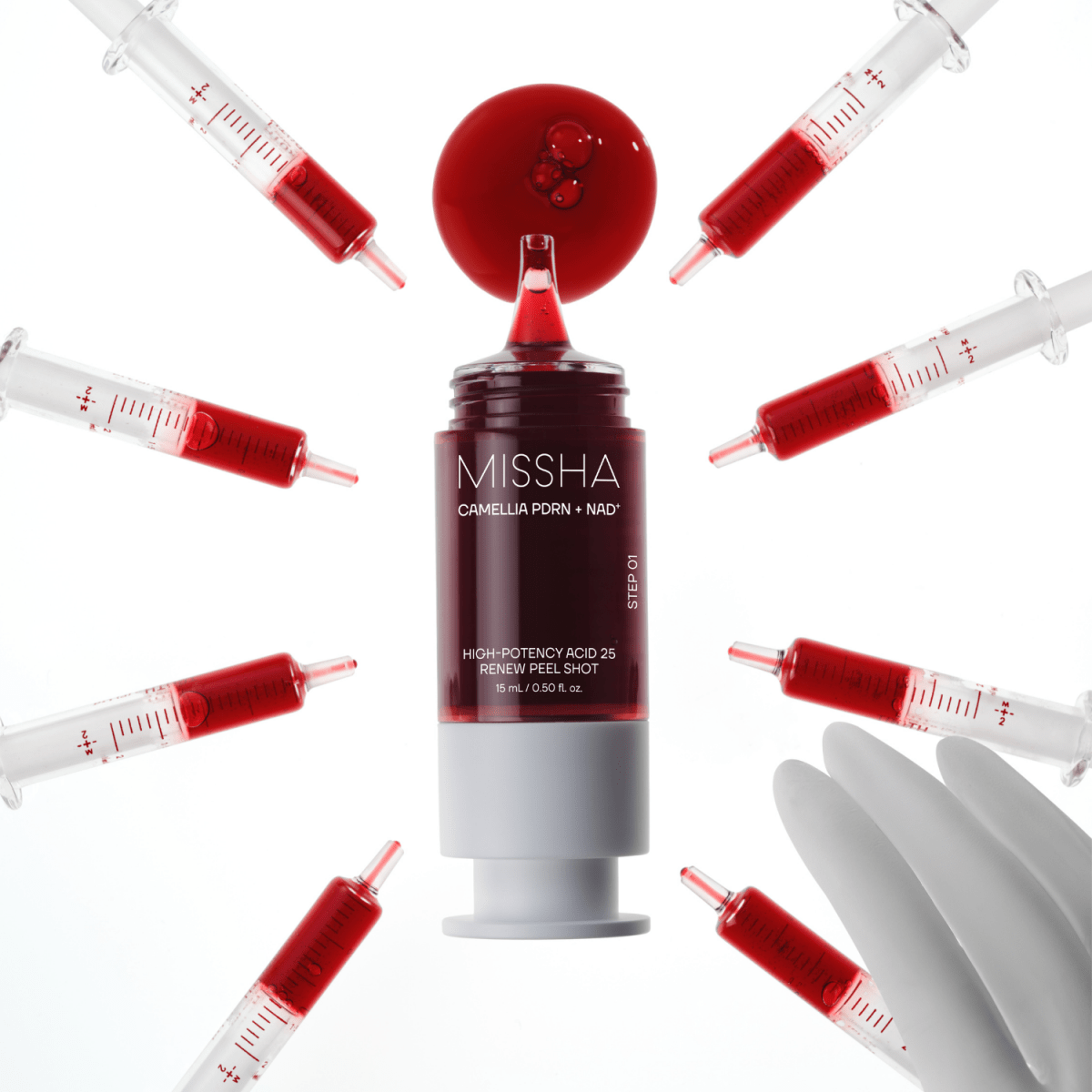 Missha PDRN NAD Renew Peel Shot [15ml] | La Cosmetique
