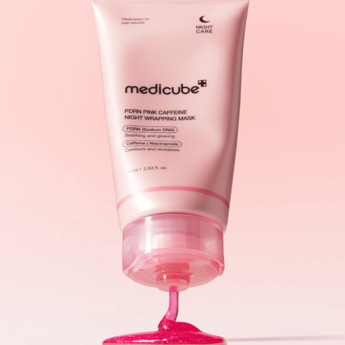 Medicube PDRN Pink Caffeine Night Wrapping Mask 75ml | La Cosmetique