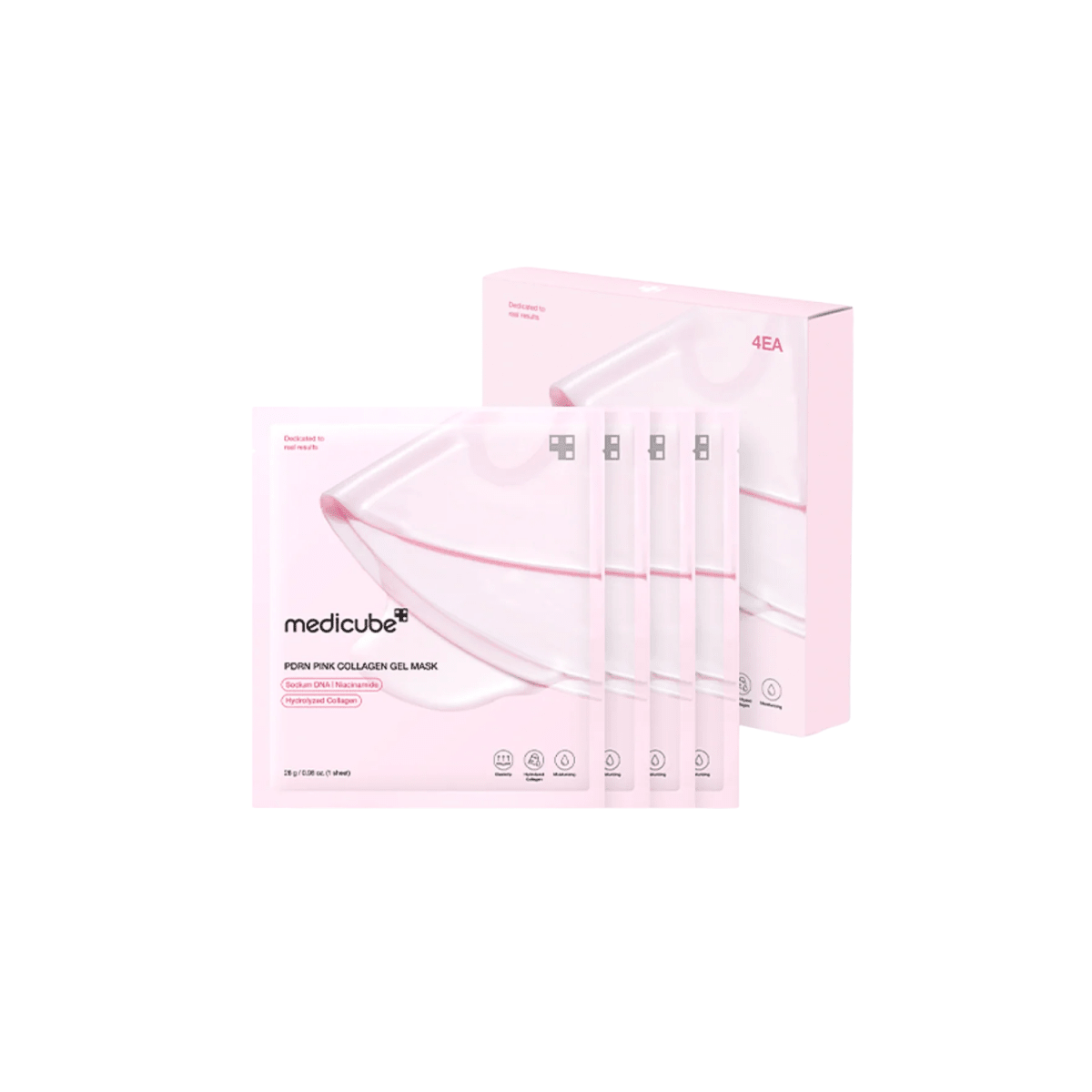 Medicube PDRN Pink Collagen Gel Mask Box [4pcs] | Pharmacoo Wholesale Australia 