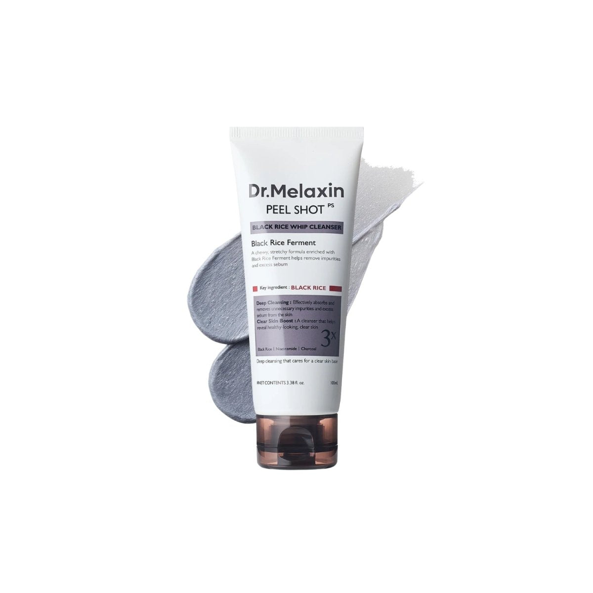 Dr.Melaxin Peel Shot Black Rice Whip Cleanser [100ml] | Pharmacoo Wholesale