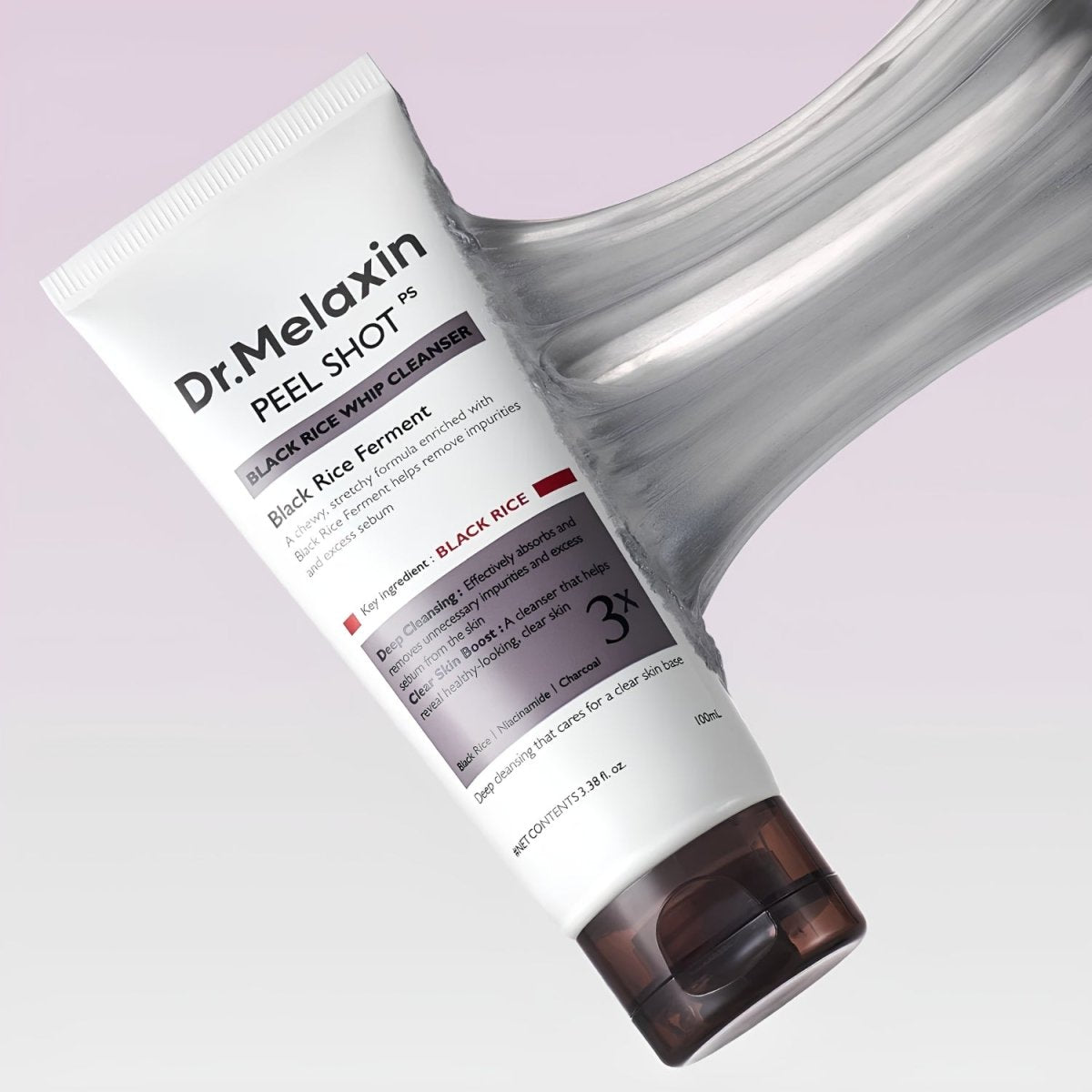 Dr.Melaxin Peel Shot Black Rice Whip Cleanser [100ml] | Pharmacoo Wholesale