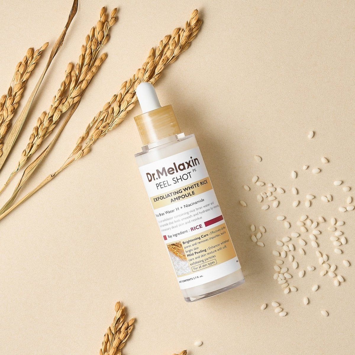 Dr.Melaxin Peel Shot Exfoliating White Rice Ampoule [80ml] | Pharmacoo Wholesale
