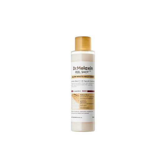 Dr.Melaxin Peel Shot Glow White Rice Toner [200ml] | Pharmacoo Wholesale