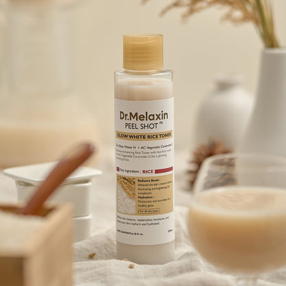 Dr.Melaxin Peel Shot Glow White Rice Toner [200ml] | Pharmacoo Wholesale
